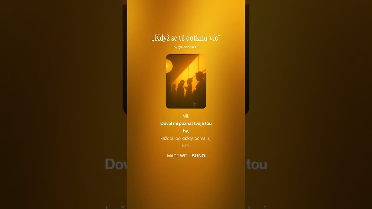 „Když se tě dotknu víc“