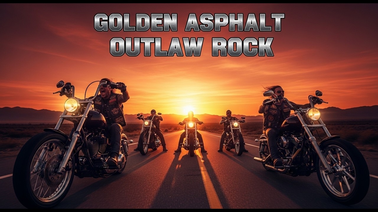 Golden Asphalt Outlaw Rock #outlawmogerock #goldenasphalt #outlawrockers #bikelife #heavyriffs