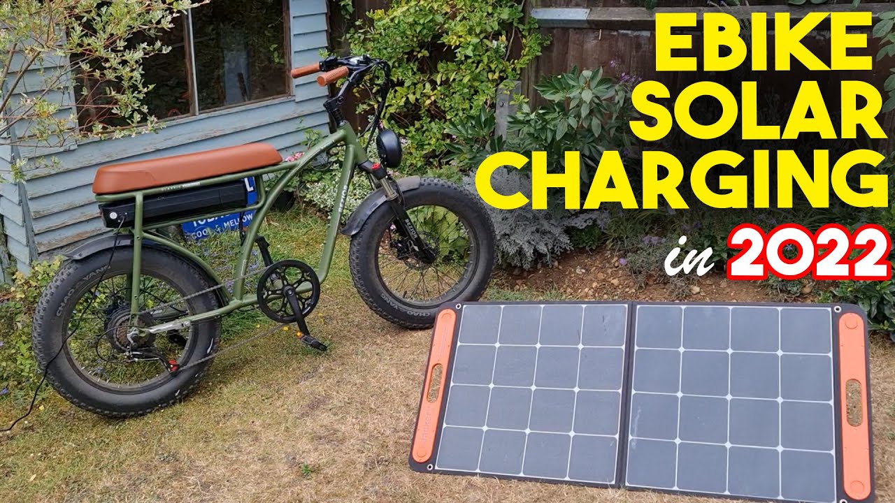 CHARGE YOUR EBIKE FOR FREE USING SOLAR!!! HEATWAVE 2022