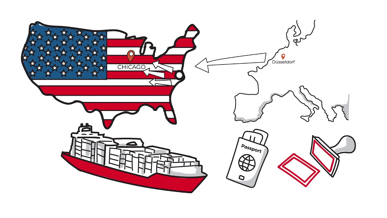 Umzug in die USA mit g&uuml;nstigem Container Sharing (Groupage) | Erkl&auml;rvideo von Henk International 🔊
