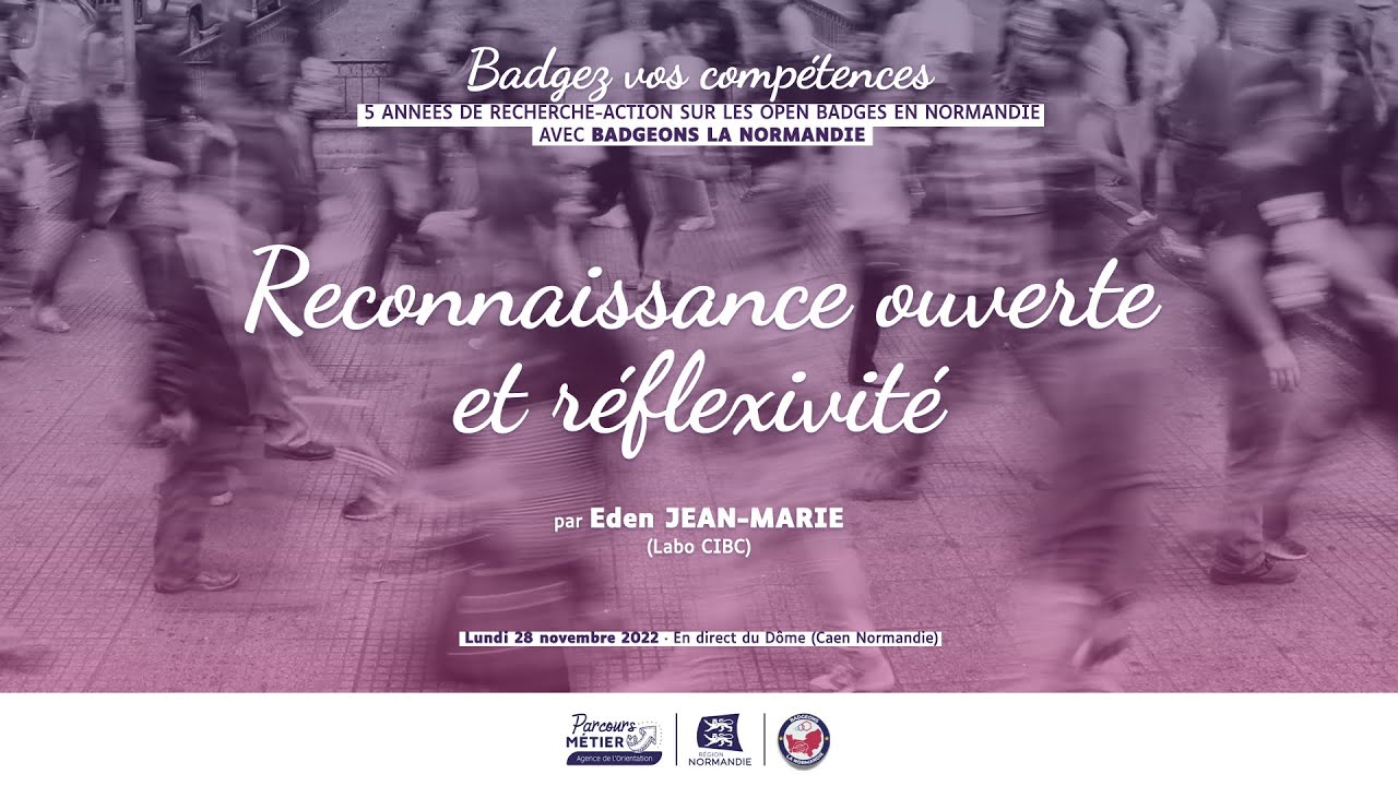Badges vos compétences : Reconnaissance ouverte et réflexivité