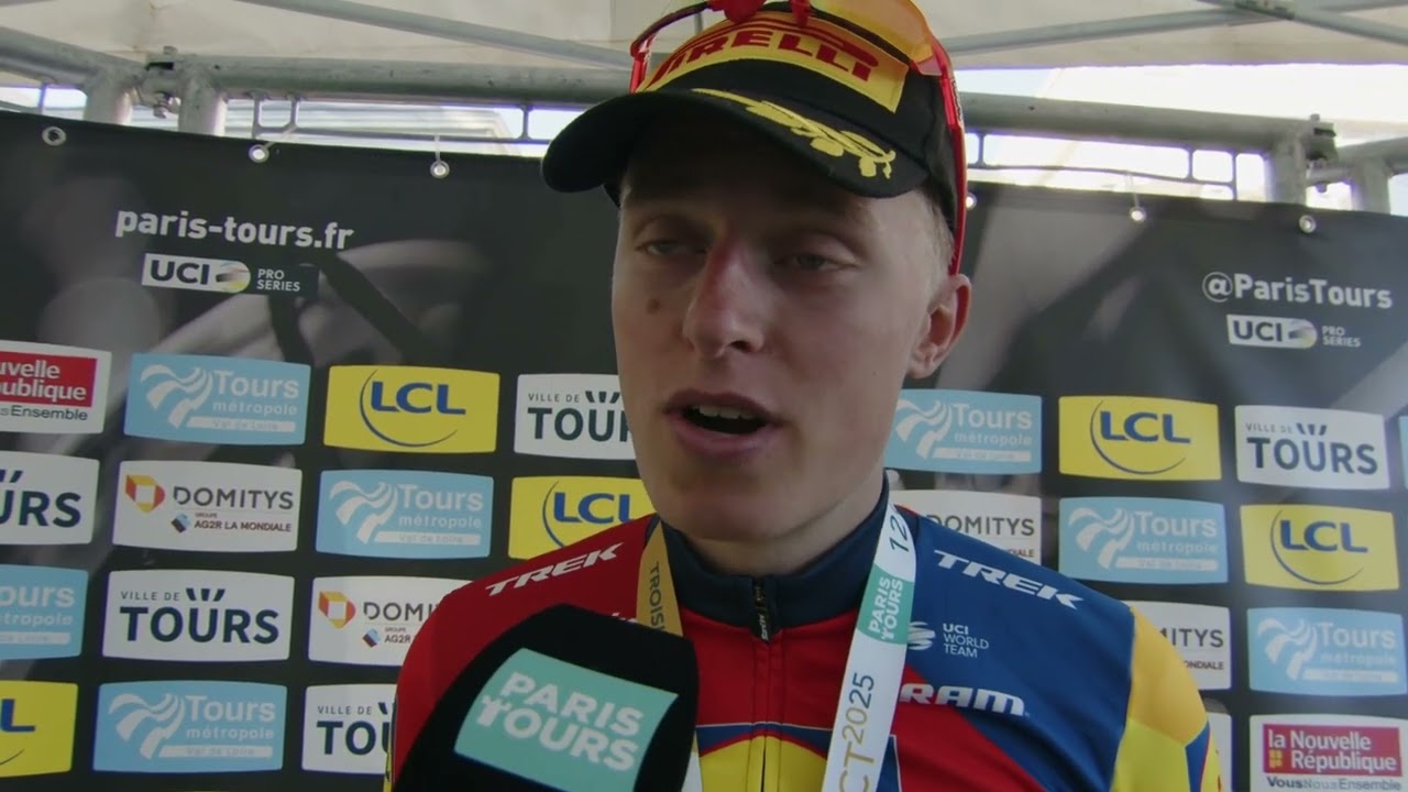 Альберт Уитен Филипсен — Интервью на финише — Париж — Тур 2025