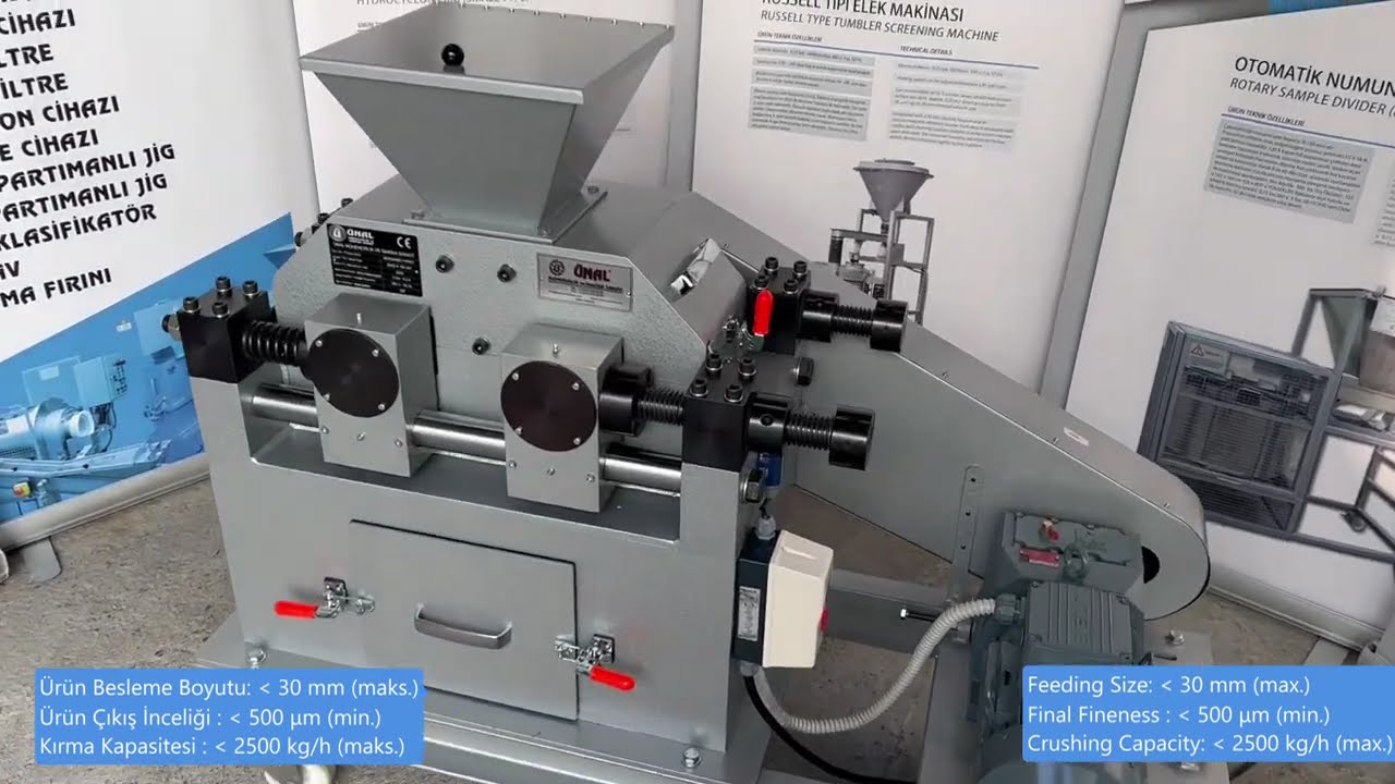 Roller Crusher vs. Corundum | Mohs 9 Hardness Test