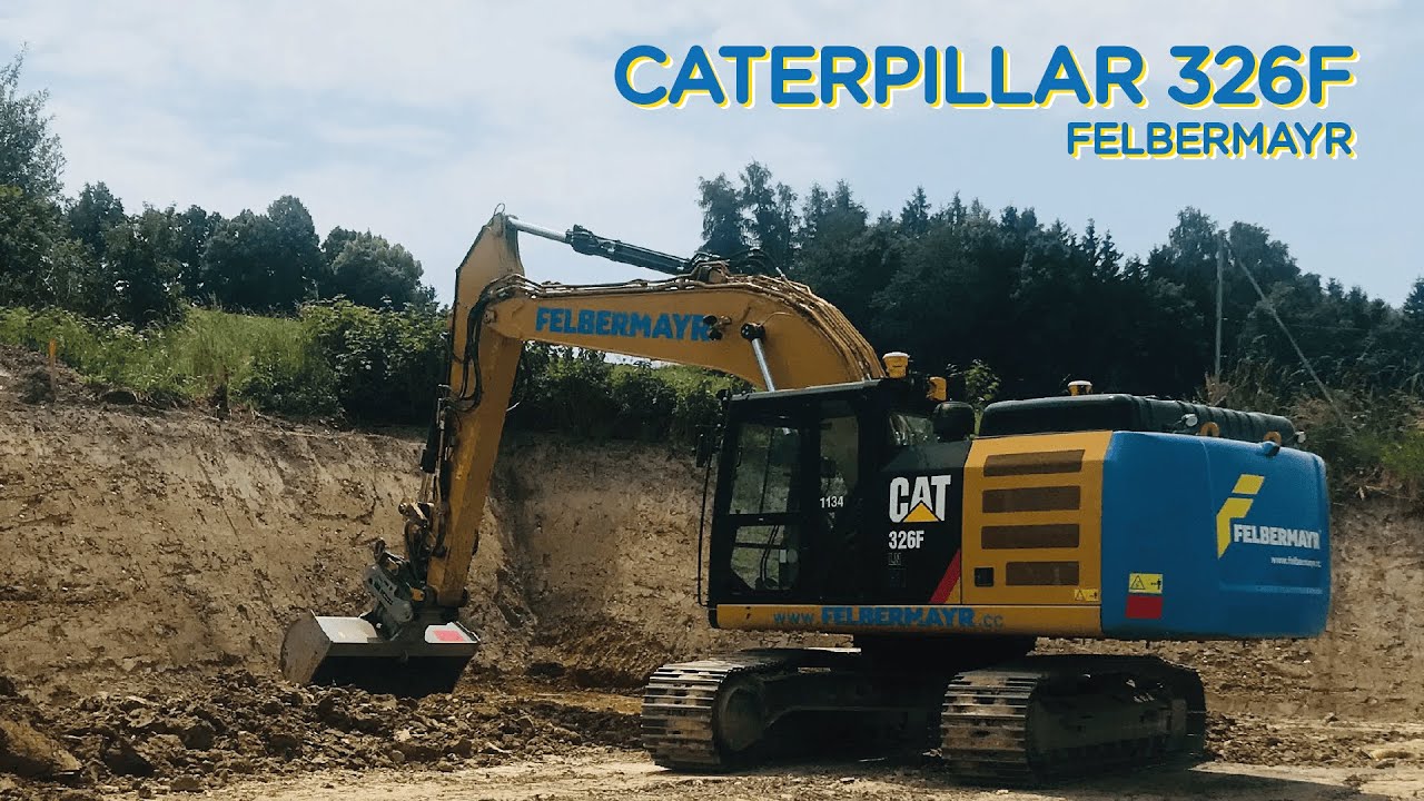 CATERPILLAR 326F x FELBERMAYR - 4k #caterpillar #cat #digger #austria