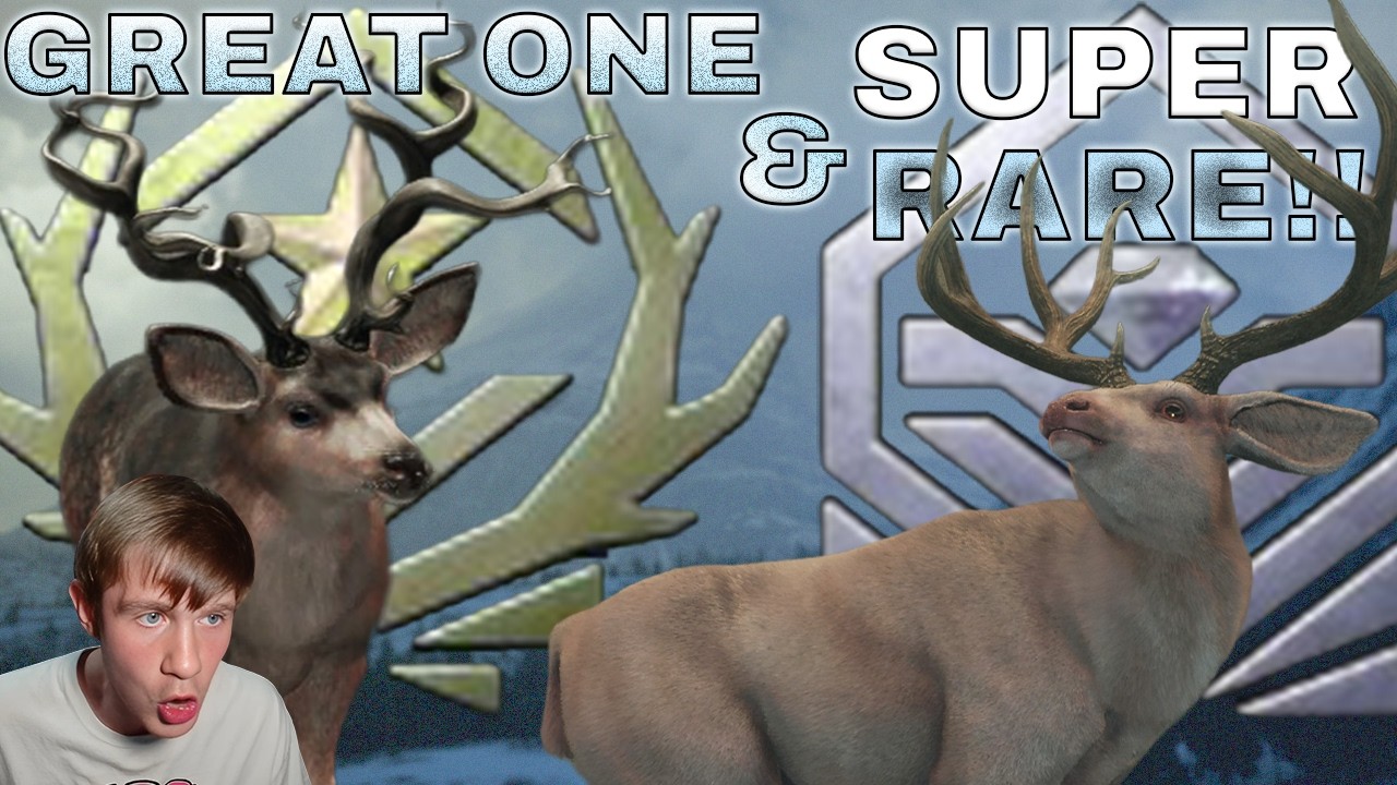The BEST Day I HAD in theHunter: Call of the Wild!! FIRST GREAT ONE AND SUPER RARE MULE DEER!!!