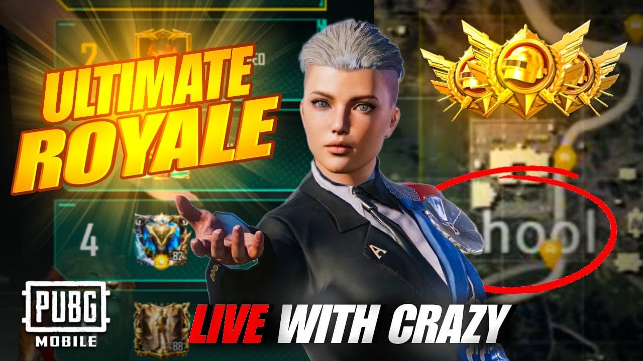 AFTER A LONG TIME HADECAM ULITIMATE ROYAL RANK PUSH PUBG MOBILE [CX CRAZY LIVE]🥵🥶