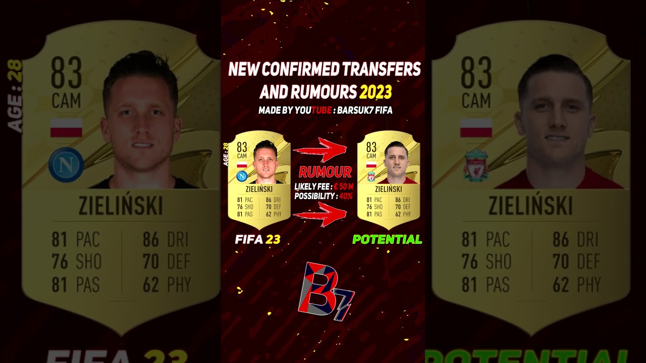 FIFA 23 ✸ NEW CONFIRMED TRANSFERS & RUMOURS! 💰😳 ft. Tsygankov, Zielinski, Kessie...etc