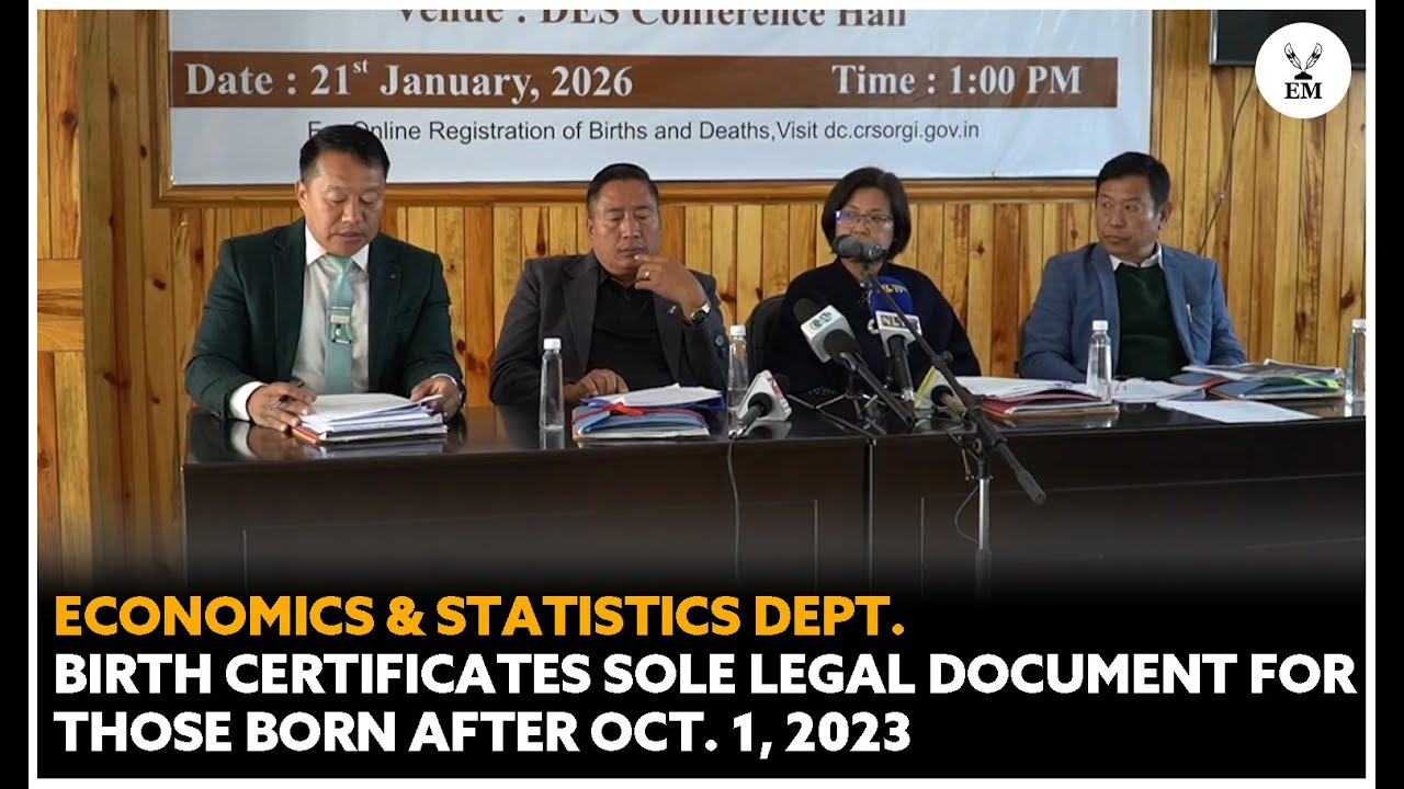 Nagaland govt. briefs media on Registration of Births & Deaths (Amendment) Rules 2024