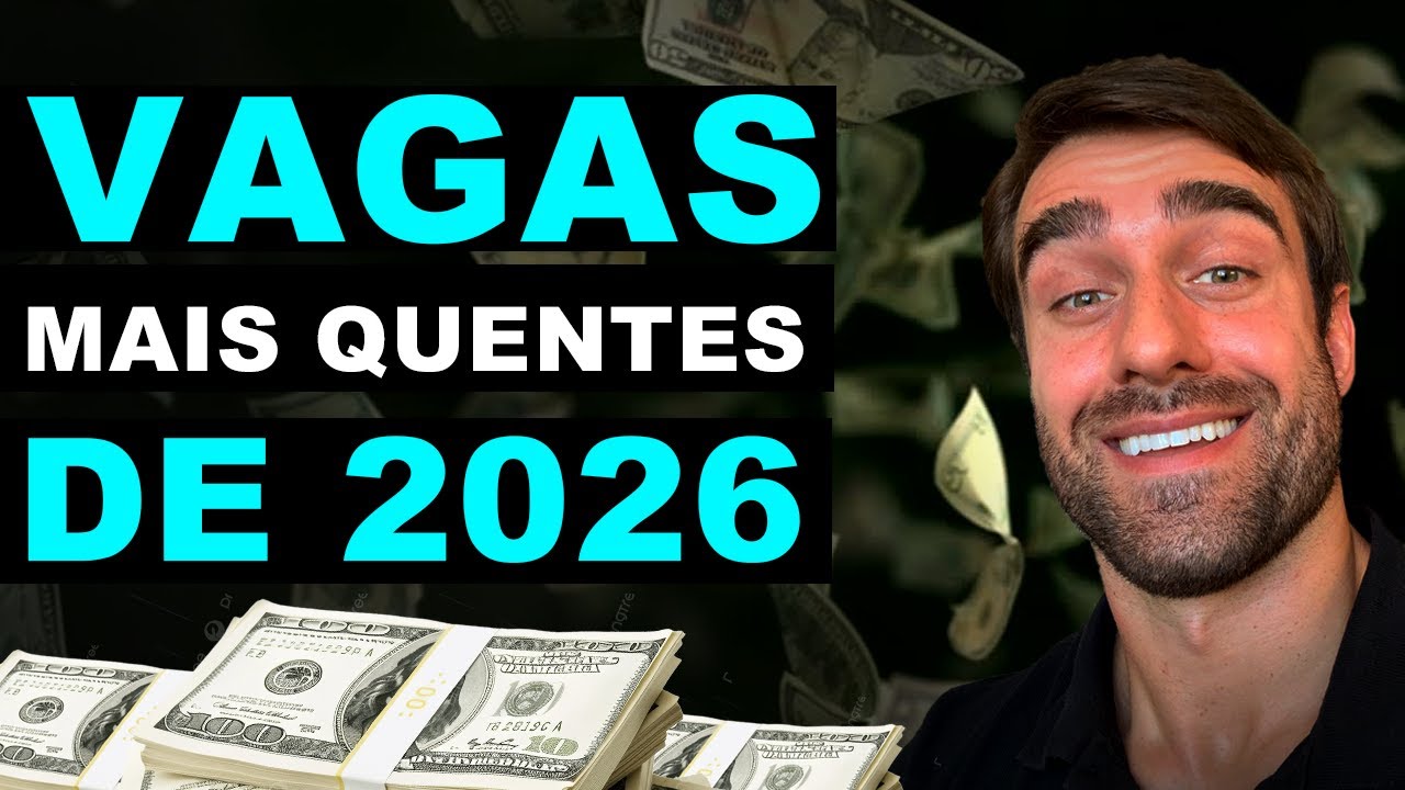 Descubra as 25 vagas de emprego MAIS DEMANDADAS para 2026