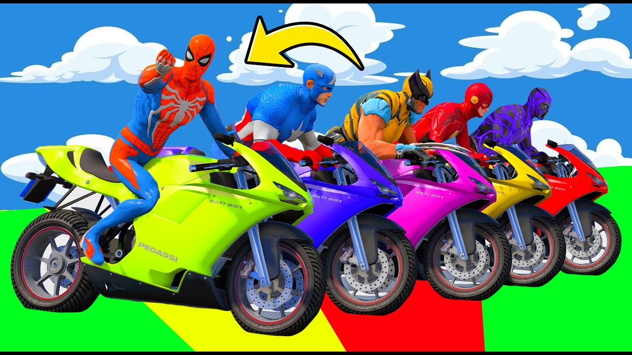 الرجل العنكبوت انقاذ باتمان Spider-Man Rescue batman vs iron man vs venom funny Game GTA 5 superhero