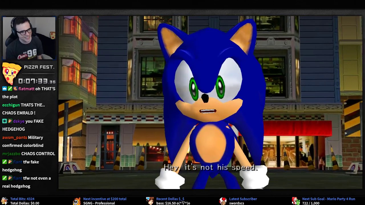 Sonic Adventure 2 Battle - All Stories + Cutscenes | Pizza Fest Day 1