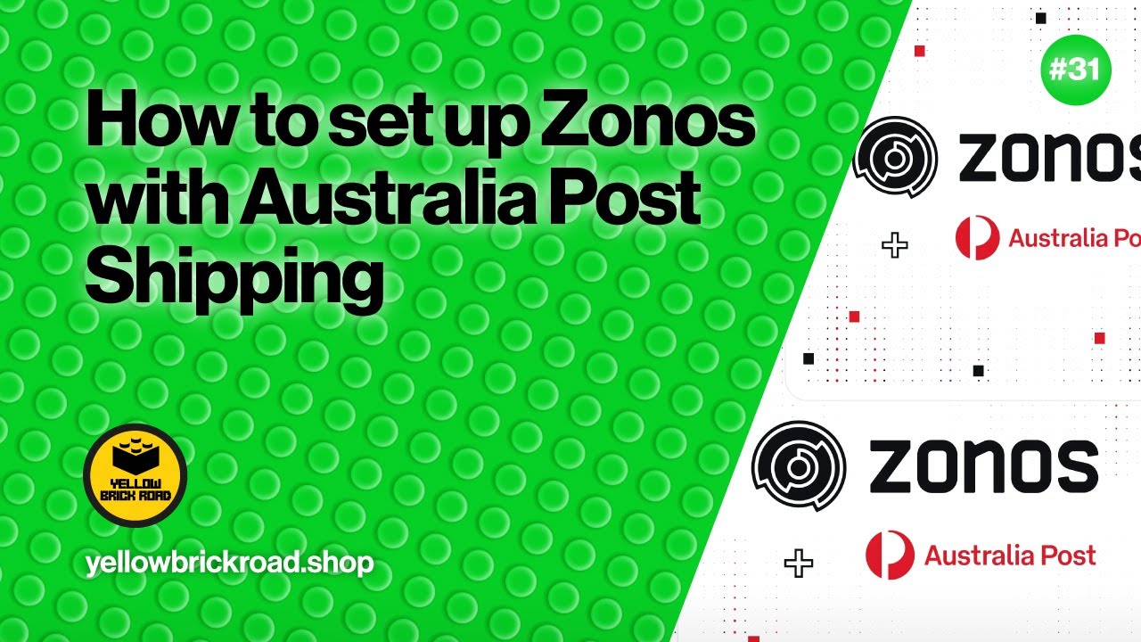 Простая настройка Zonos для доставки Australia Post для продавцов Bricklink