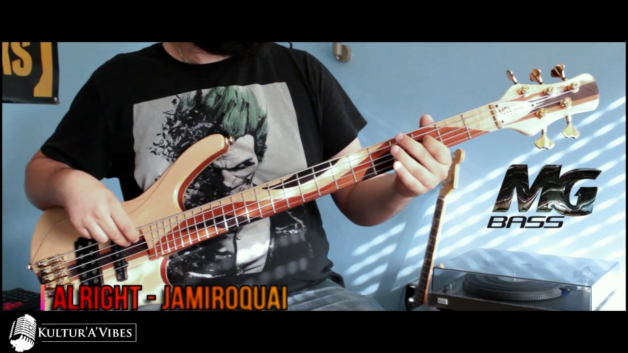 Alright - Jamiroquai Bass Cover (Play Along)