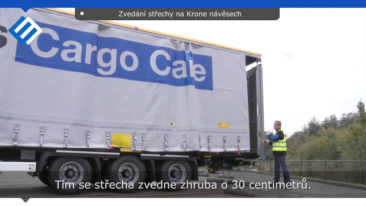5.5 Zvedání střechy na Krone návěsech