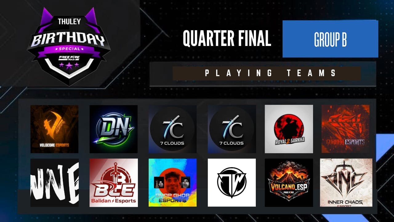 THULEY BIRTHDAY CUP || QUARTER FINAL LIVE || YES SIR ESPORTS IS LIVE