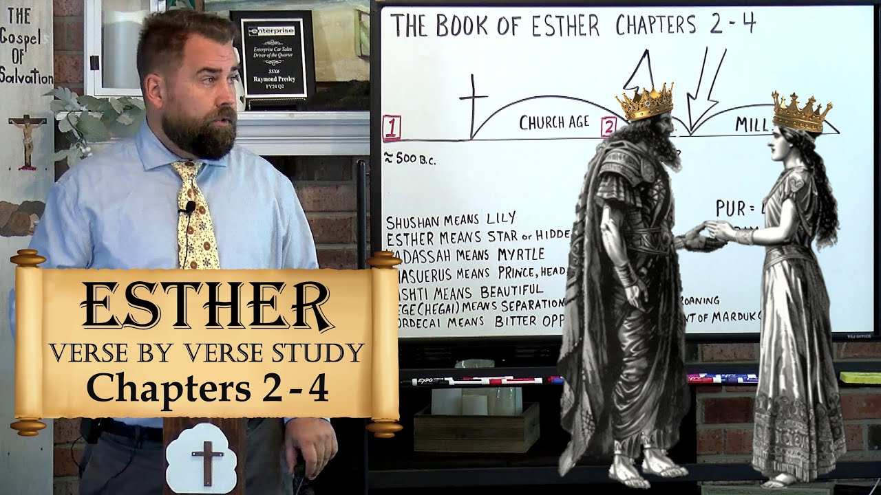 The Book of Esther Chapters 2 to 4 Verse by Verse Bible Study Robert Breaker #esther #biblestudy