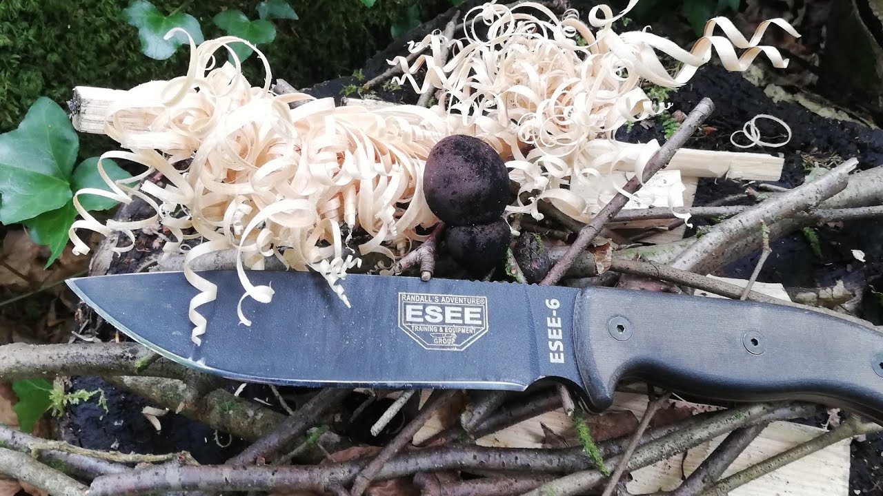 Полевые испытания ESEE 6, подготовка к огню и древесине.