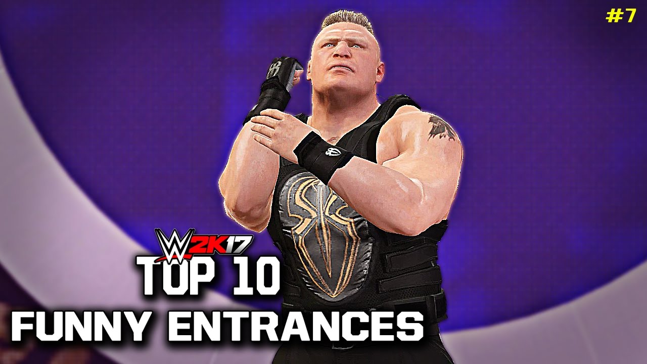 WWE 2K17 - Top 10 Funniest Entrances Part 7 "GIMMICK SWAP" Cena, Reigns, Lesnar & More! (PS4 & XB1)