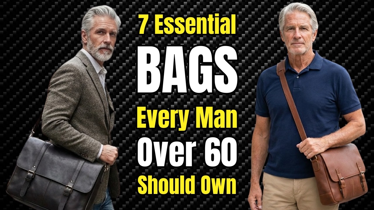 7 Essential Bags Every Man Over 60 Should Own