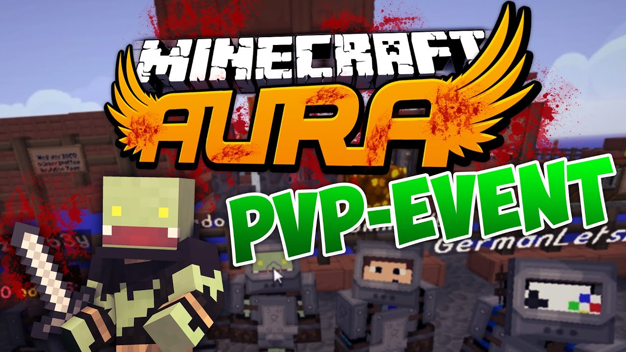 Minecraft AURA PVP Event #4 - Kleinstes aber OHO! | ungespielt