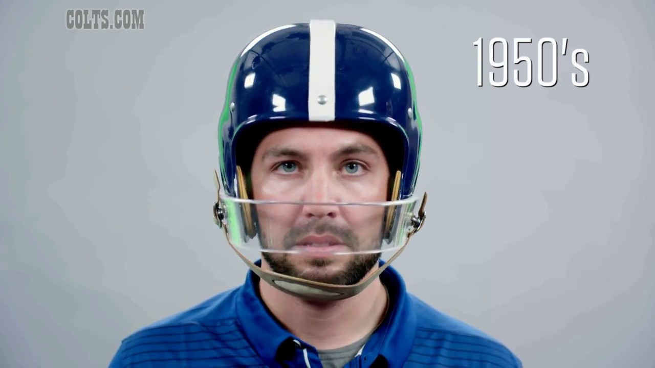 Through The Decades: Football Helmet