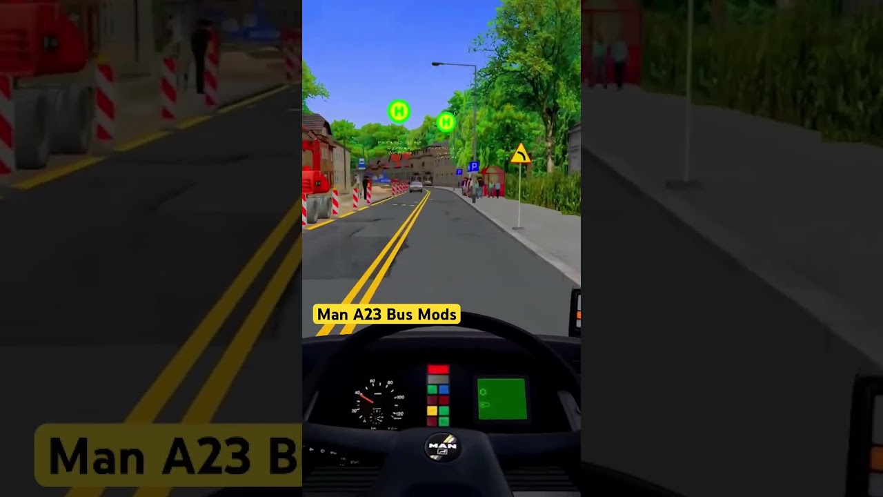 Omsi 2 Man A23 Bus Mods #omsi2 #shorts