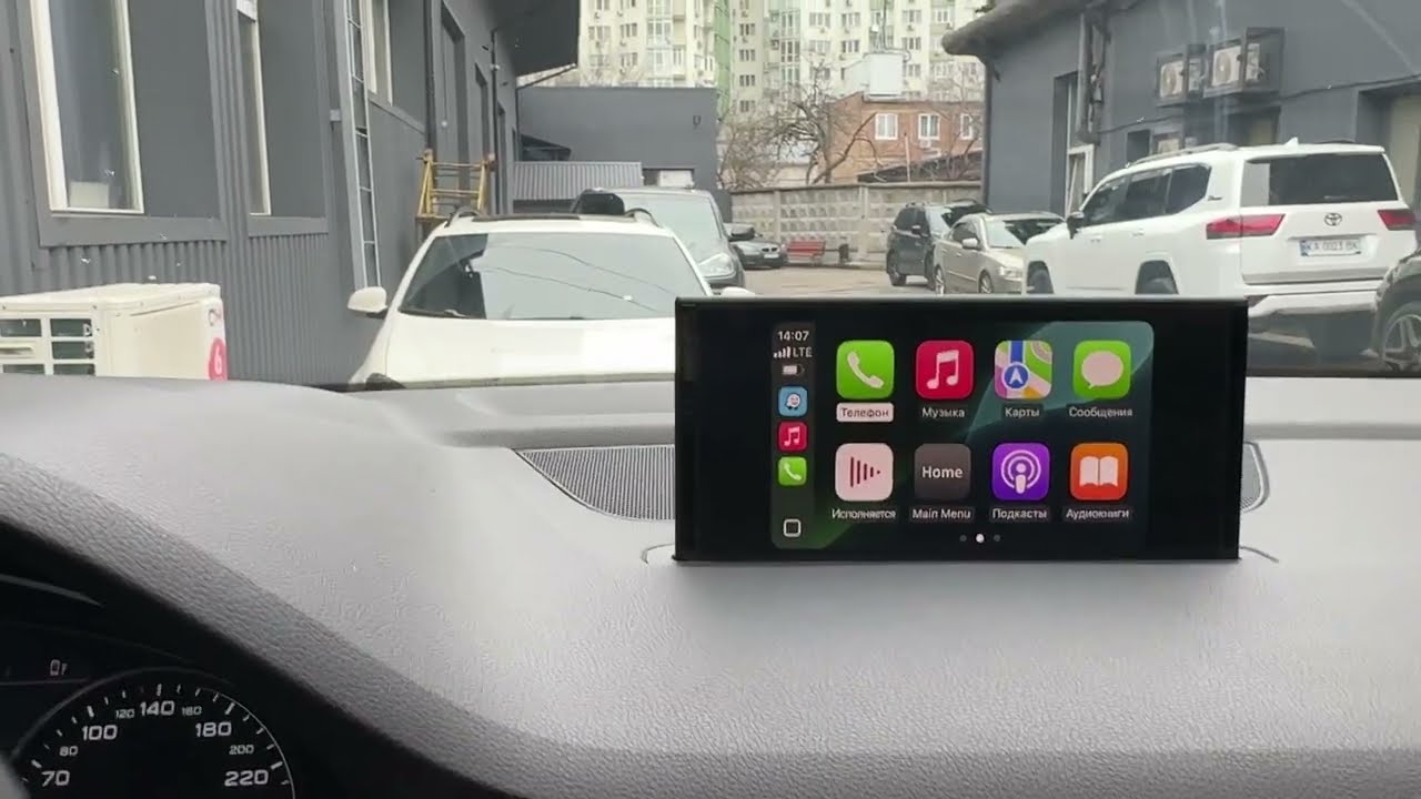 Установка беспроводного Apple Carplay, Android Auto на штатную магнитолу MIB Audi Q7 4M 2016