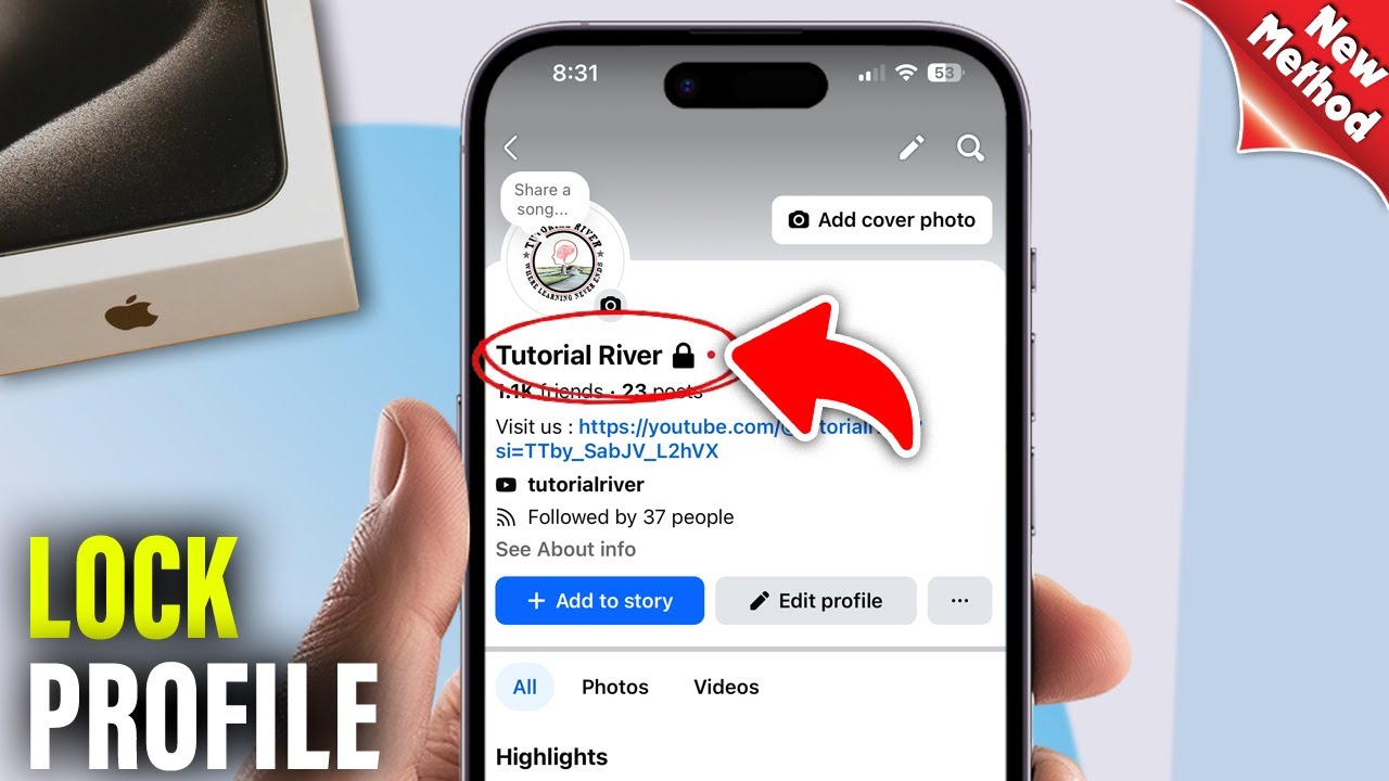 How to lock Facebook profile in iPhone (100% Safe)