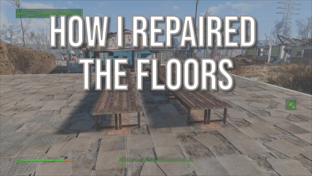 How i repaired the floors in the Sanctuary Hills Police Department video.
