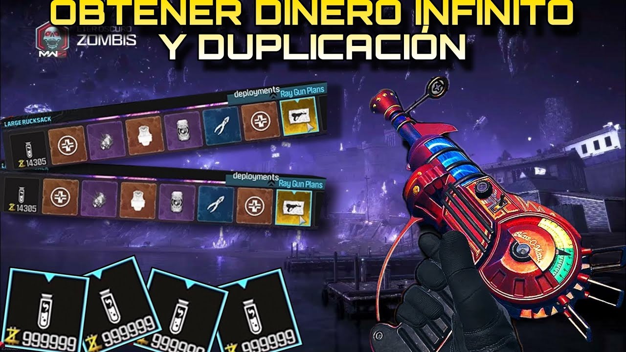 NUEVO GLITCH para obtener DINERO INFINITO ESQUEMAS RAROS, y armas  RÁPIDAMENTE MWZ (MW3 Zombies)