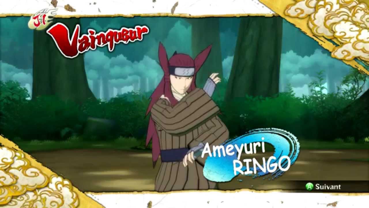 Ameyuri Ringo Playable to Naruto Ultimate Ninja Storm Full Burst