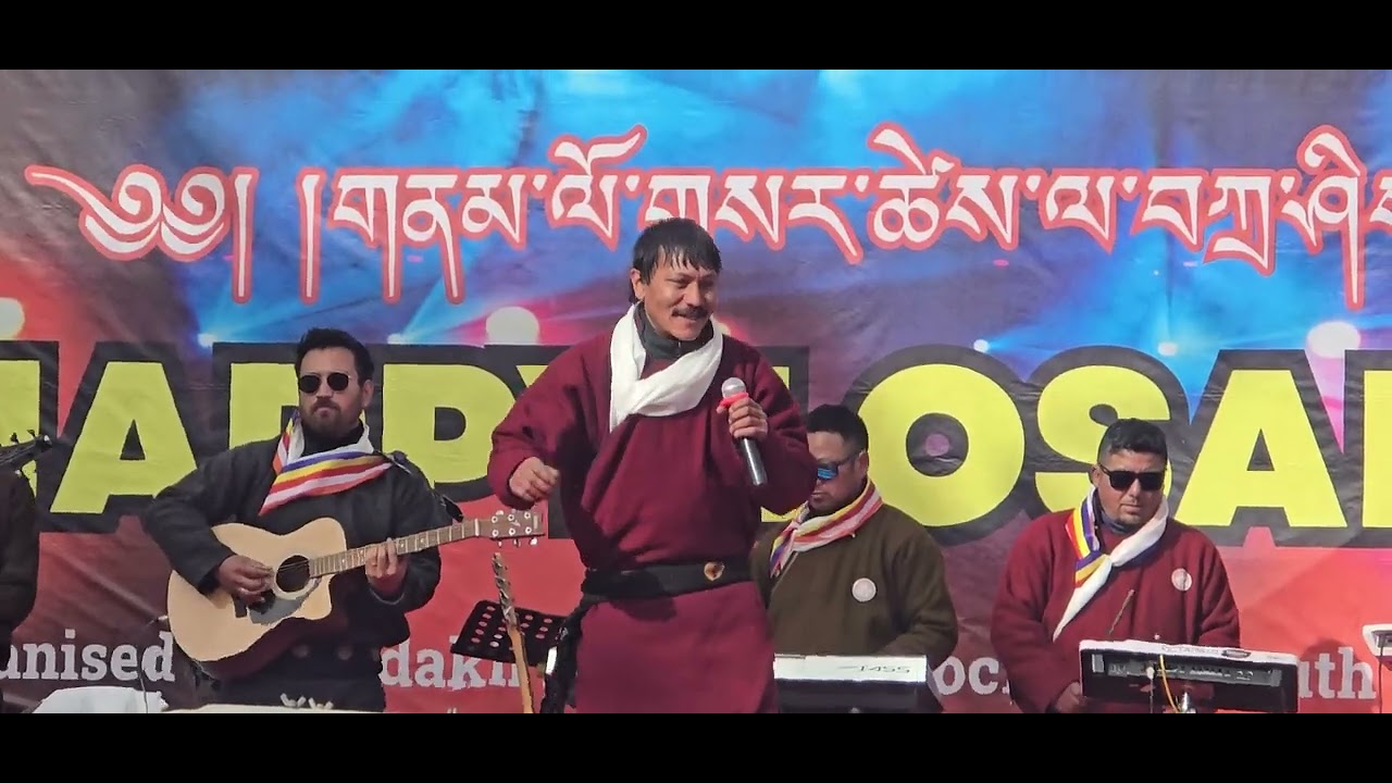 Semtsar Tsering rock the stage ladakh losar 2025