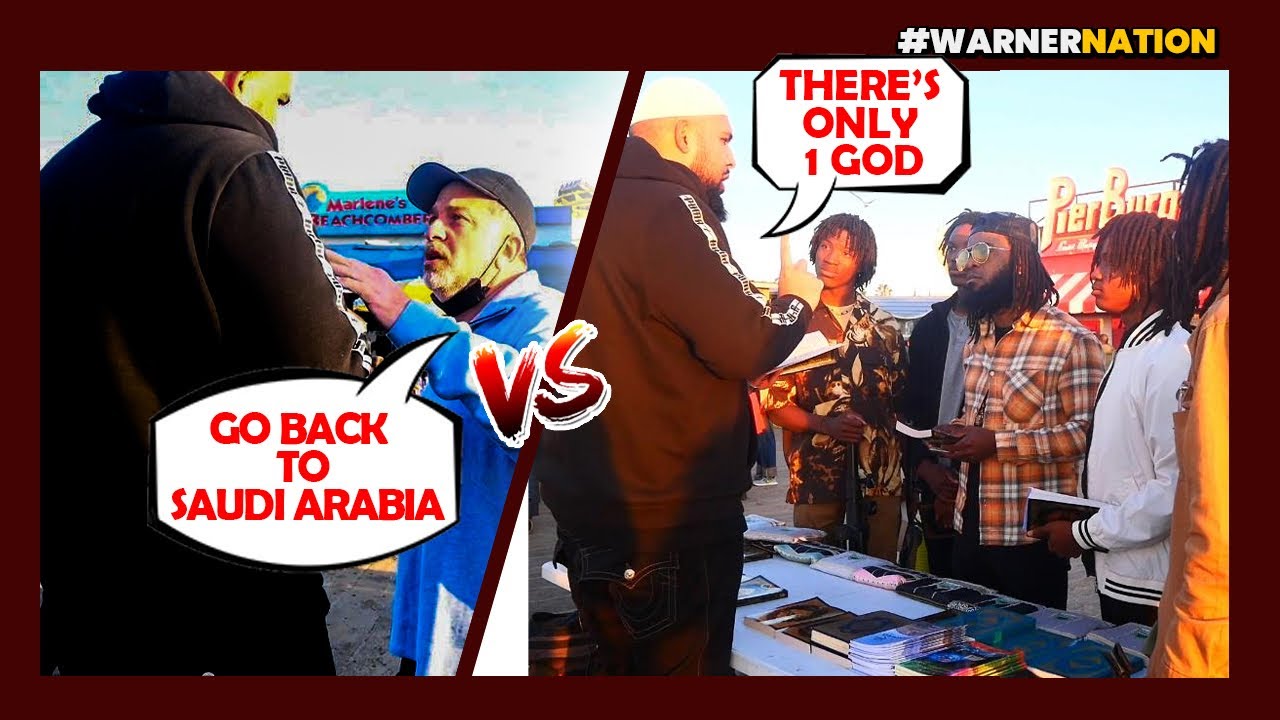 Hateful Christian Tries To Stop Muslim From Preaching & Then Allah Sends 6 Sincere Hearts