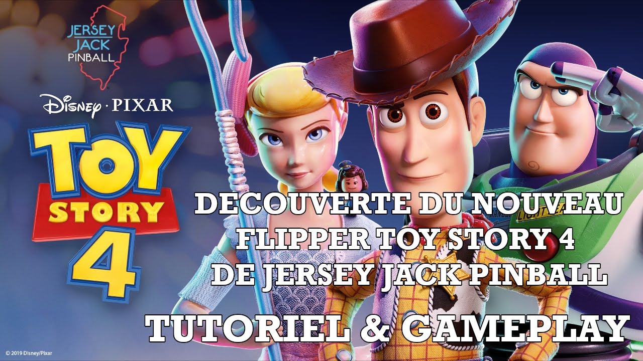 Découverte du nouveau flipper Toy Story 4 (Jersey Jack Pinball 2022)
