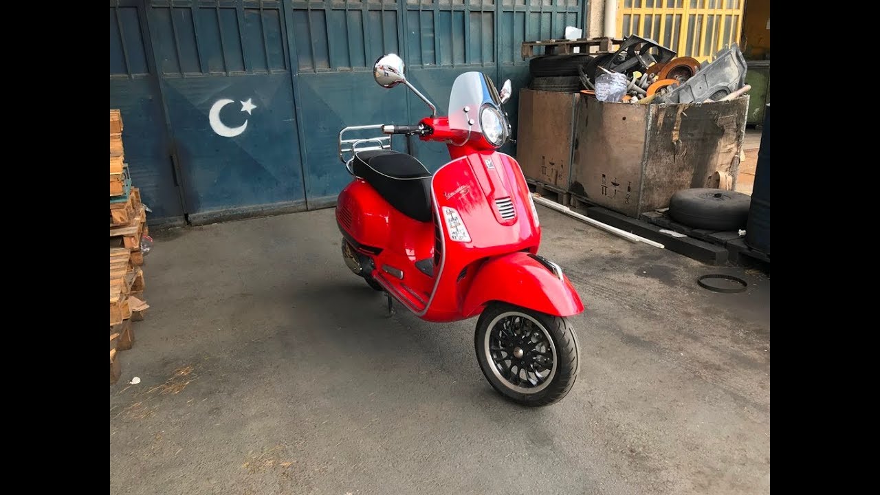 Vespa GTS 300 Arka Port Bagaj Montajı / Vespa GTS 300 Rear Port Baggage Installation