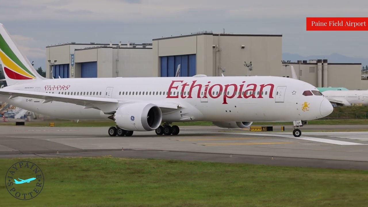 Ethiopian Airlines 787 9 Test Flight Takeoff From PAE