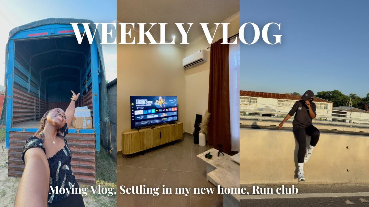 WEEKLY VLOG | Moving day | Settling into my new home | Work | Run club