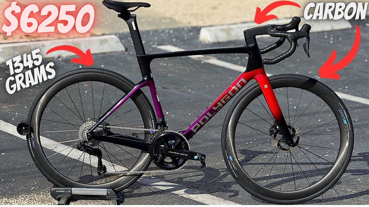 ABSOLUTE GAME CHANGER! *POLYGON Helios A9* CARBON RACE BIKE $6249!!!