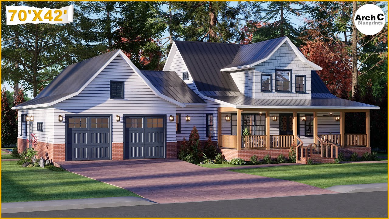 I'M OBSESSED With This STUNNING 3 Bed, Office & 2-Car Garage Cottage!