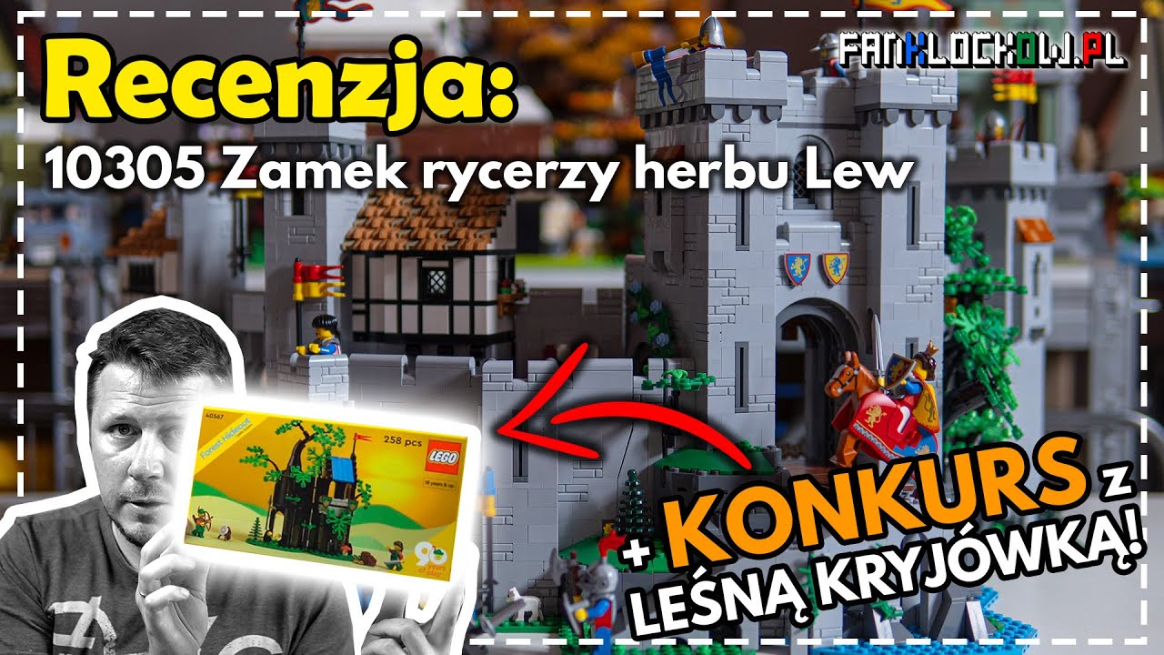 Szybka recenzja: LEGO® 10305 Zamek rycerzy herbu Lew + KONKURS!