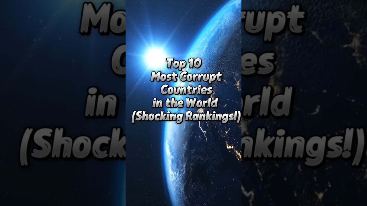 Top 10 Most Corrupt Countries in the World (Shocking Rankings!) #shorts  #corrupci&oacute;n  #country