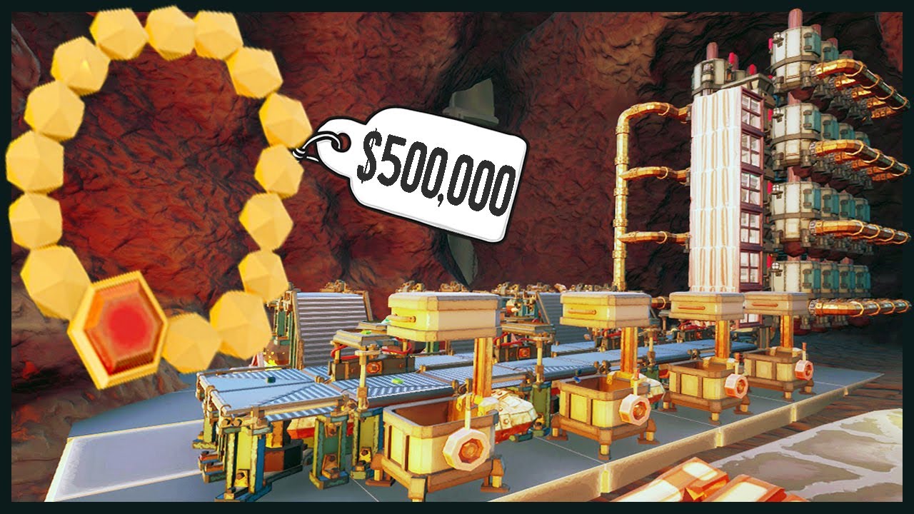My Automated Gold Mining Factory Earns Millions a Day - Hydroneer