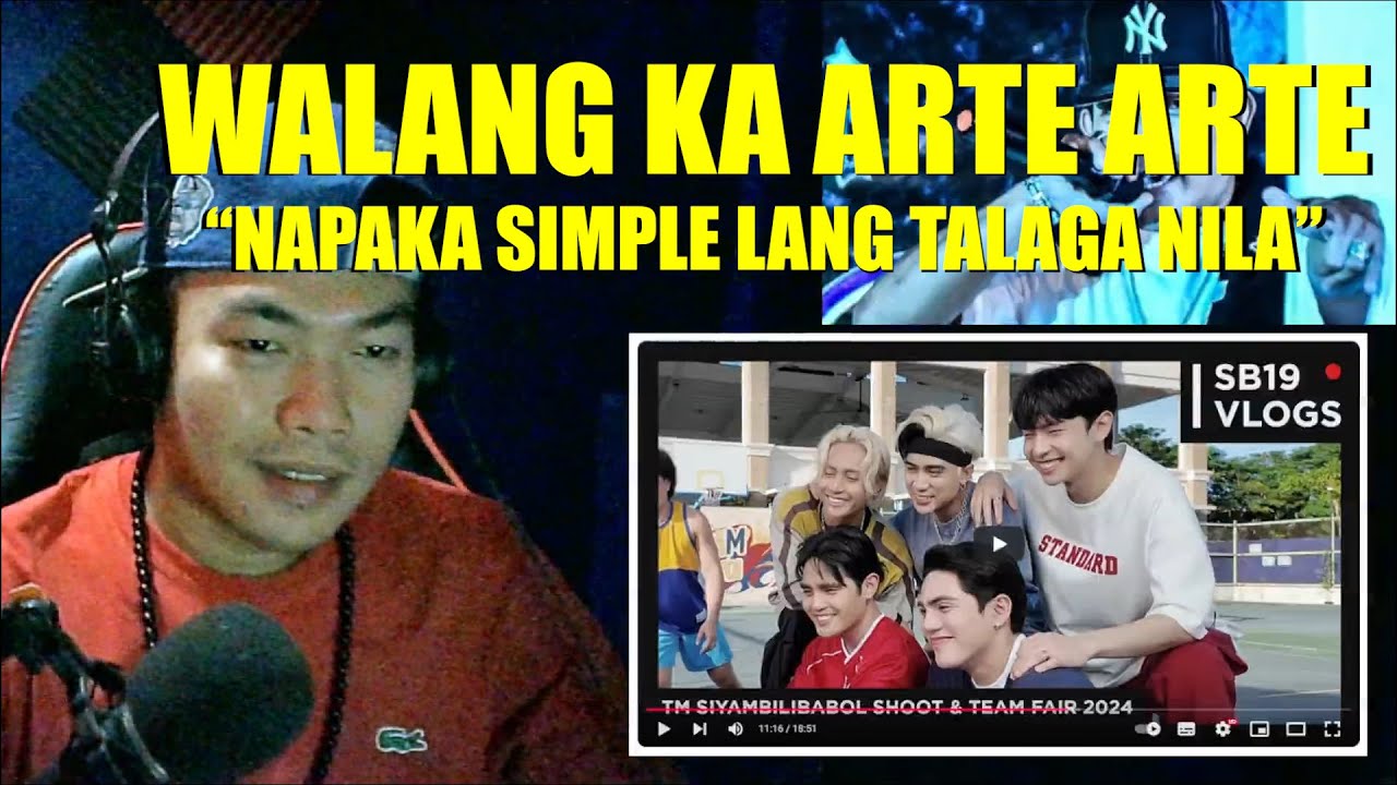 NAPAKA SIMPLE TALAGA! | [SB19 VLOGS] TM Siyambilibabol Shoot & TeaM Fair 2024 | REACTION VIDEO
