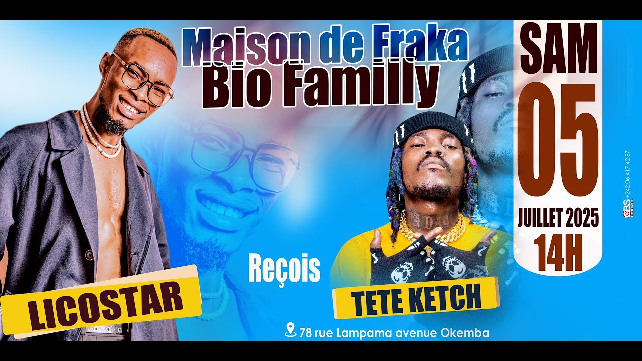 Direct 🔴 DESCENTE de TÉTÉ KETCH à la Maison de FRAKA BIO Family de LI OSTAR