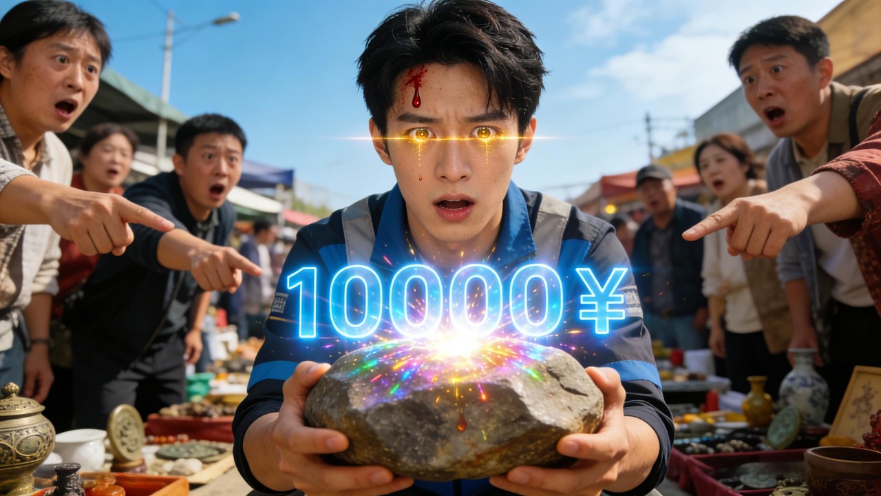 ✨Food Delivery Guy Gets Perspective Eyes in Crash! Antique Hunt & Become Billionaire✨