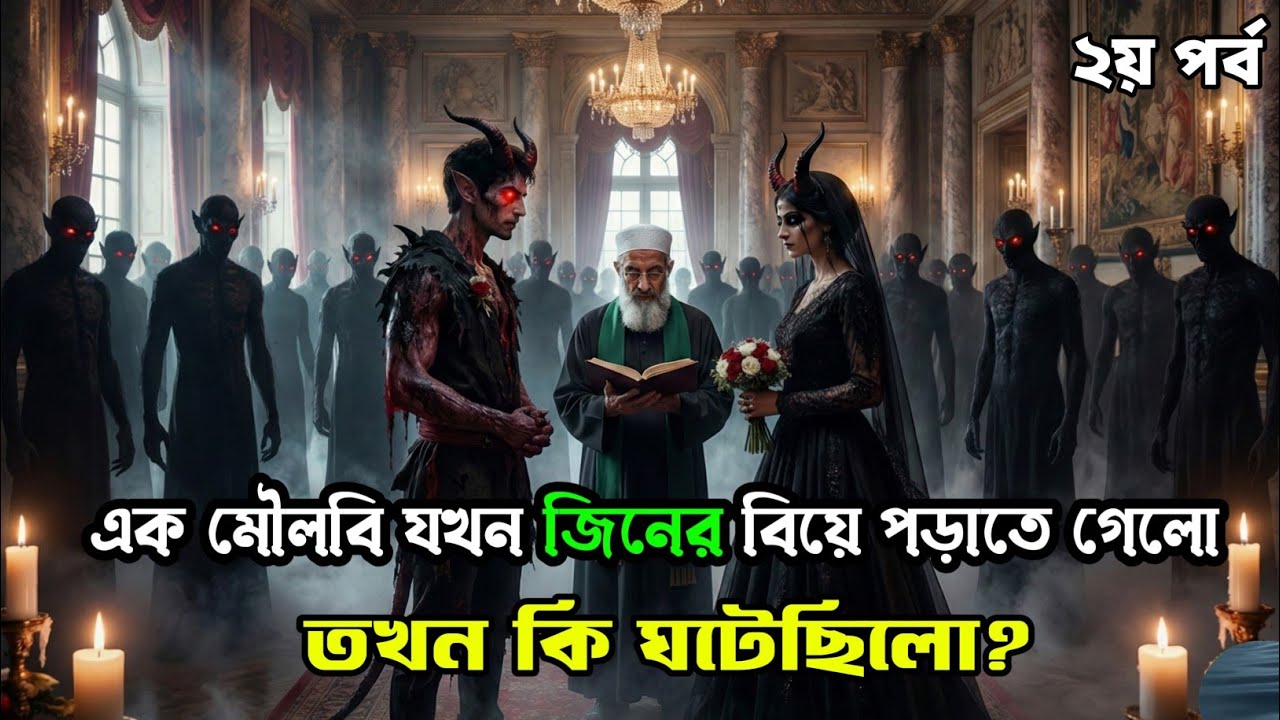 এক মৌলবি সাহেব যখন জ্বীনের বিয়ে পড়াতে গেলেন | তারপর মৌলবির সাথে যা ঘটলো😱 | #JinnStory #Islamic