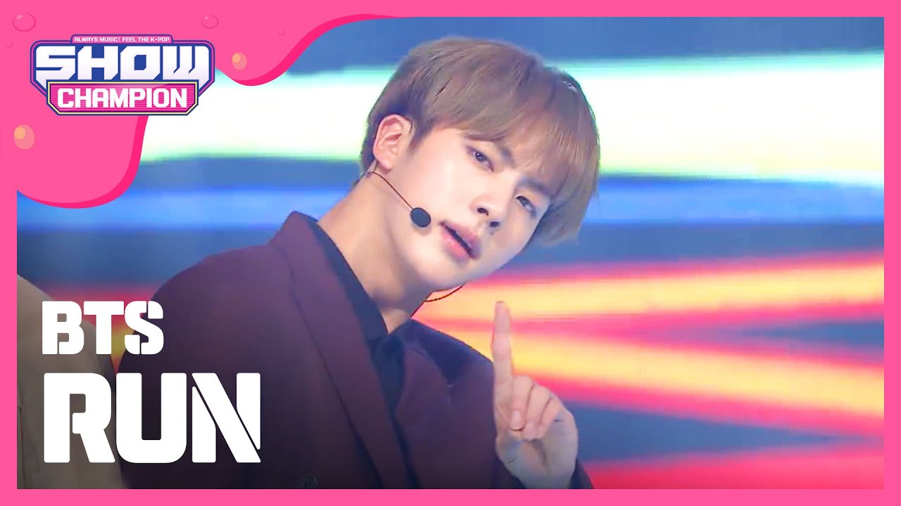 [SHOWCHAMPION] 방탄소년단 - RUN (BTS - RUN) l EP.168