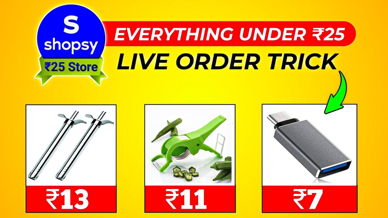 Shopsy 25 rupees store || Shopsy 25 rupees store not showing || Free shopping loot today ||