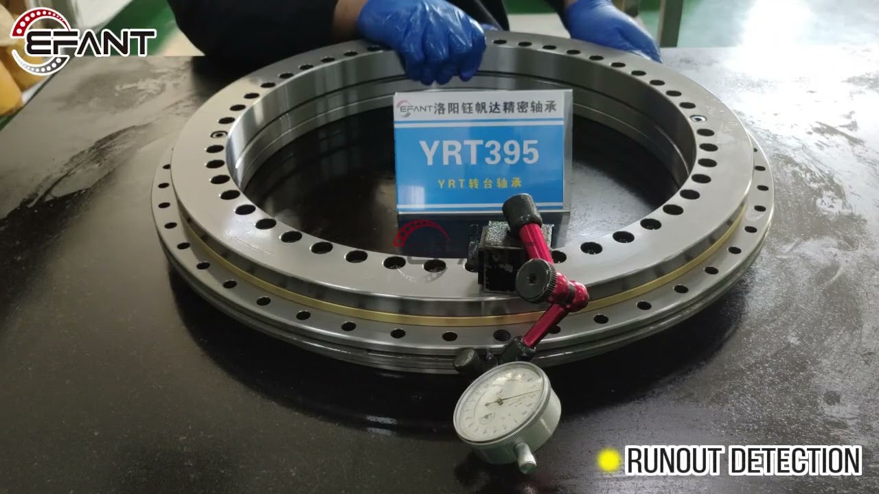 YRT395 Machining and testing process of turntable bearings---LuoyangEfind