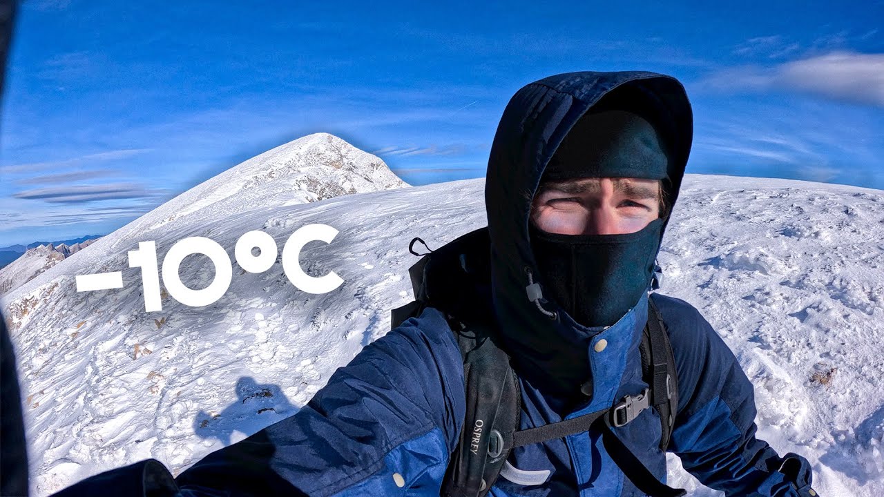 Le Grand Veymont sous conditions hivernales.